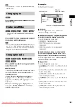 Предварительный просмотр 35 страницы Sony DAV-TZ210 Operating Instructions Manual