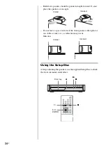 Предварительный просмотр 34 страницы Sony DAV X1 - Platinum DVD Dream Home Theater System Operating Instructions Manual