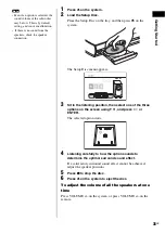 Preview for 35 page of Sony DAV X1 - Platinum DVD Dream Home Theater System Operating Instructions Manual