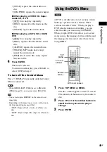 Предварительный просмотр 45 страницы Sony DAV X1 - Platinum DVD Dream Home Theater System Operating Instructions Manual