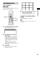 Предварительный просмотр 59 страницы Sony DAV X1 - Platinum DVD Dream Home Theater System Operating Instructions Manual