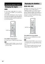 Предварительный просмотр 64 страницы Sony DAV X1 - Platinum DVD Dream Home Theater System Operating Instructions Manual