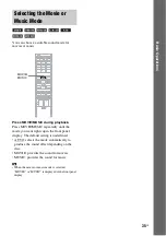 Предварительный просмотр 35 страницы Sony DAV-X1V - 5 Disc 2.1 Channel Platinum Dvd Dream System Operating Instructions Manual