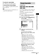 Preview for 45 page of Sony DAV-X1V - 5 Disc 2.1 Channel Platinum Dvd Dream System Operating Instructions Manual