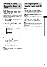 Preview for 53 page of Sony DAV-X1V - 5 Disc 2.1 Channel Platinum Dvd Dream System Operating Instructions Manual