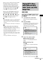 Preview for 55 page of Sony DAV-X1V - 5 Disc 2.1 Channel Platinum Dvd Dream System Operating Instructions Manual