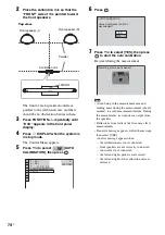 Предварительный просмотр 74 страницы Sony DAV-X1V - 5 Disc 2.1 Channel Platinum Dvd Dream System Operating Instructions Manual