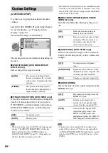 Preview for 80 page of Sony DAV-X1V - 5 Disc 2.1 Channel Platinum Dvd Dream System Operating Instructions Manual