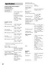 Preview for 88 page of Sony DAV-X1V - 5 Disc 2.1 Channel Platinum Dvd Dream System Operating Instructions Manual