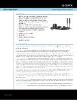 Preview for 1 page of Sony DAVHDX576WF - DAV Home Theater System Specifications