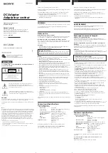 Sony DCC-L50B Operating Instructions предпросмотр