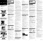 Sony DCC-NWFMT1 Operating Instructions preview