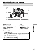 Preview for 137 page of Sony DCR DVD101 - VCL0625S Wide Conversion Lens x 0.6 Operating Instructions Manual