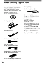 Preview for 16 page of Sony DCR-DVD103 Operating Manual