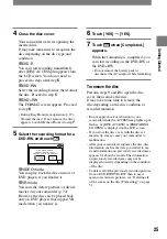 Preview for 25 page of Sony DCR-DVD103 Operating Manual