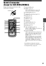 Preview for 41 page of Sony DCR-DVD103 Operating Manual