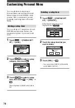 Preview for 70 page of Sony DCR-DVD103 Operating Manual