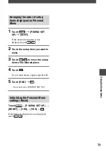 Preview for 71 page of Sony DCR-DVD103 Operating Manual