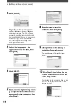 Preview for 84 page of Sony DCR-DVD103 Operating Manual