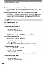 Preview for 94 page of Sony DCR-DVD103 Operating Manual