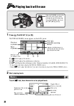 Preview for 38 page of Sony DCR DVD105 - Handycam Camcorder - 680 KP Operating Manual