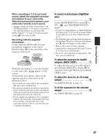 Предварительный просмотр 47 страницы Sony DCR-DVD105 Nero Express 6 Operating Manual