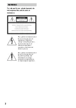 Preview for 2 page of Sony DCR-DVD108BDL Operating Manual