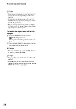 Preview for 38 page of Sony DCR-DVD108BDL Operating Manual