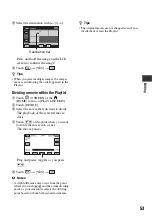 Preview for 53 page of Sony DCR-DVD108BDL Operating Manual