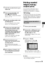 Preview for 55 page of Sony DCR-DVD108BDL Operating Manual