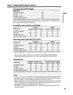 Preview for 17 page of Sony DCR-DVD200 - Dvd Handycam Camcorder Operating Instructions Manual