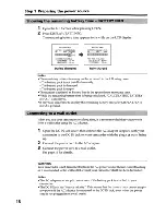 Preview for 18 page of Sony DCR-DVD200 - Dvd Handycam Camcorder Operating Instructions Manual