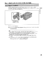 Предварительный просмотр 25 страницы Sony DCR-DVD200 - Dvd Handycam Camcorder Operating Instructions Manual