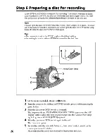 Предварительный просмотр 26 страницы Sony DCR-DVD200 - Dvd Handycam Camcorder Operating Instructions Manual