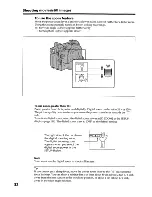 Предварительный просмотр 32 страницы Sony DCR-DVD200 - Dvd Handycam Camcorder Operating Instructions Manual