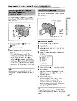 Preview for 43 page of Sony DCR-DVD200 - Dvd Handycam Camcorder Operating Instructions Manual