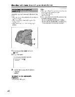 Preview for 48 page of Sony DCR-DVD200 - Dvd Handycam Camcorder Operating Instructions Manual