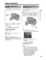 Preview for 53 page of Sony DCR-DVD200 - Dvd Handycam Camcorder Operating Instructions Manual