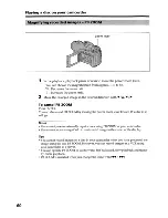 Preview for 60 page of Sony DCR-DVD200 - Dvd Handycam Camcorder Operating Instructions Manual