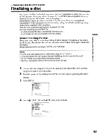 Preview for 63 page of Sony DCR-DVD200 - Dvd Handycam Camcorder Operating Instructions Manual