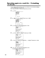 Preview for 72 page of Sony DCR-DVD200 - Dvd Handycam Camcorder Operating Instructions Manual