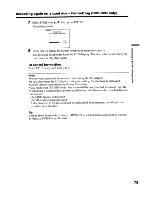 Preview for 73 page of Sony DCR-DVD200 - Dvd Handycam Camcorder Operating Instructions Manual