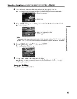 Preview for 83 page of Sony DCR-DVD200 - Dvd Handycam Camcorder Operating Instructions Manual