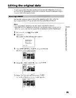 Preview for 85 page of Sony DCR-DVD200 - Dvd Handycam Camcorder Operating Instructions Manual