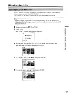 Preview for 87 page of Sony DCR-DVD200 - Dvd Handycam Camcorder Operating Instructions Manual