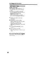 Preview for 106 page of Sony DCR-DVD200 - Dvd Handycam Camcorder Operating Instructions Manual