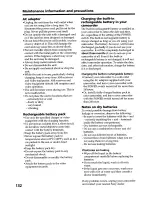 Preview for 132 page of Sony DCR-DVD200 - Dvd Handycam Camcorder Operating Instructions Manual