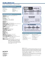 Предварительный просмотр 2 страницы Sony DCR-DVD201 Brochure