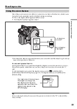 Предварительный просмотр 33 страницы Sony DCR DVD301 - 1MP DVD Handycam Camcorder Operating Instructions Manual