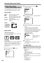 Предварительный просмотр 54 страницы Sony DCR DVD301 - 1MP DVD Handycam Camcorder Operating Instructions Manual